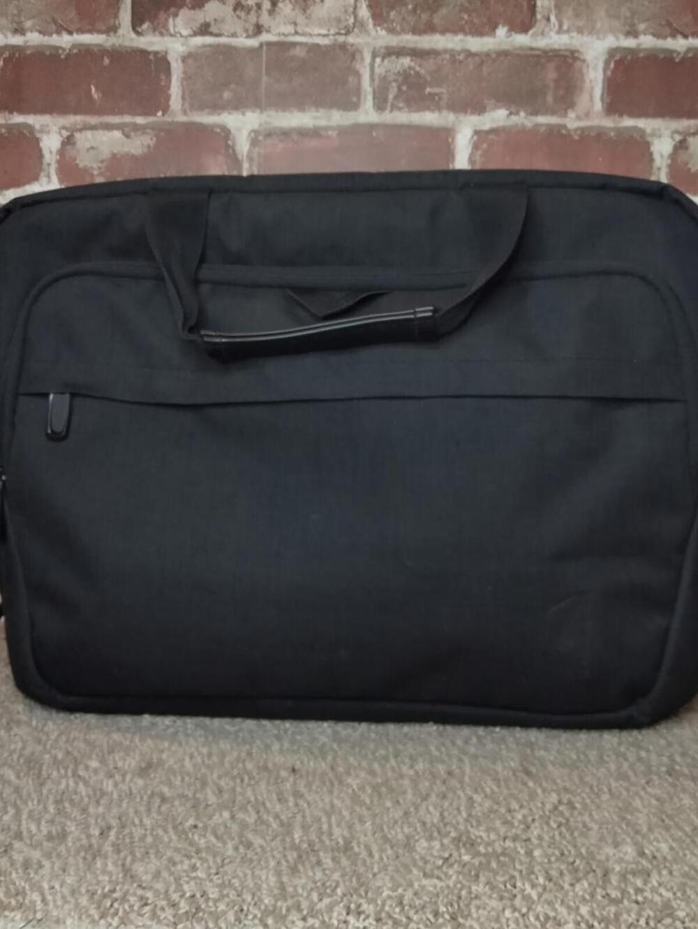 BAGSMART 17.3 Inch Expandable Laptop Briefcase Messenger Bag Black